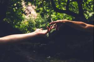 people sharing joint